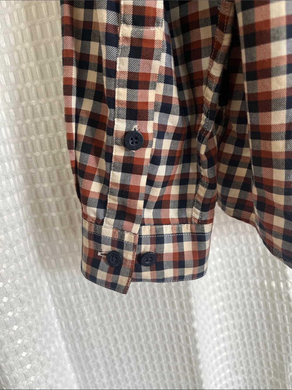 Patagonia Organic Cotton Plaid Button Up Shirt Mens L Hiking Outdoor Workwear - Picture 8 of 10